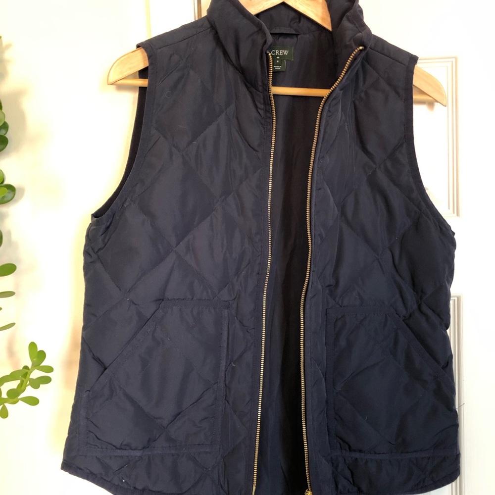 JCREW quilted puffervest